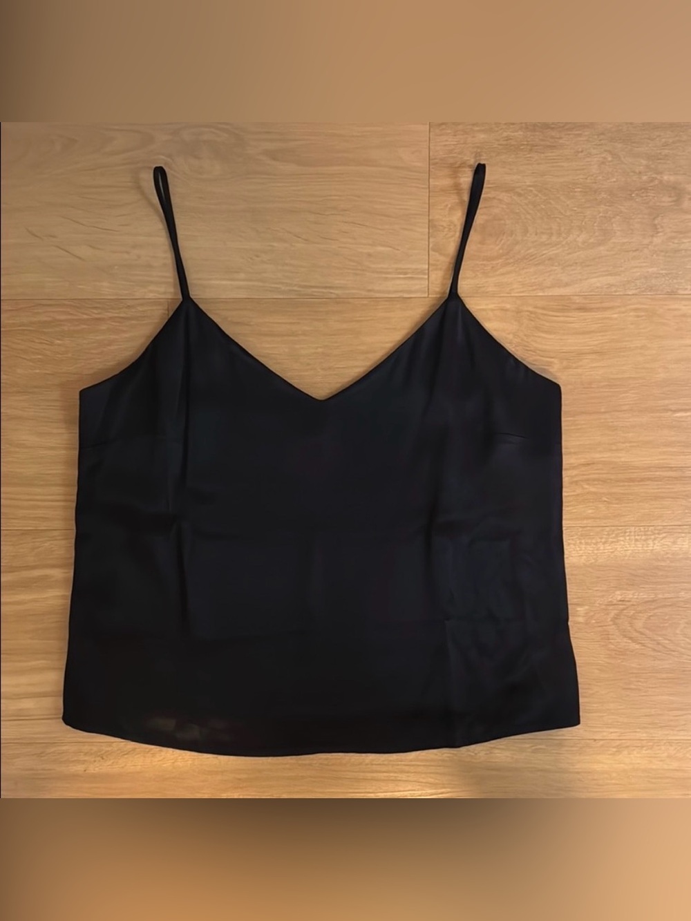 NEW Rails Paulo Top in Black | Luxe Tank Top V-neck Tank Cami | Size Large L - Picture 6 of 16